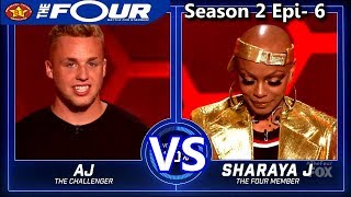 Sharaya J vs AJ Reynolds Rappers Battle The Four Season 2 Ep 6 S2E6 [upl. by Novanod210]