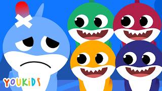 Five Little Baby Sharks sharkmonth  more Songs for Kids  Bebefinn Nursery Rhymes [upl. by Stanwood746]