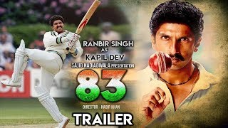 83 Movie Trailer  Ranveer Singh  Deepika Padukone  Kapil Dev  Kabir Khan [upl. by Inavoy503]