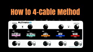 TC Electronic Plethora x5 4 Cable Method Instructional Tutorial [upl. by Brindle]