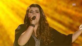 Tiziana Gulino  Warrior  Finale  The Voice of Switzerland 2014 [upl. by Harmaning]