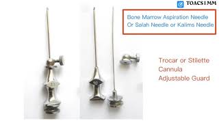 Bone Marrow Aspiration Needle  Salah’s Needle  Kalima Needle  Biopsy Needle [upl. by Ahsiekel360]