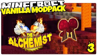 Minecraft  Magic Nether Wart  ALCHEMIST 3  Skyblock Vanilla Mod Pack Minecraft Vanilla Mods [upl. by Aven]