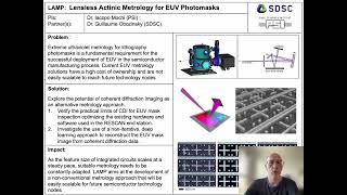 LAMP Lensless Actinic Metrology for EUV Photomasks [upl. by Kanal]