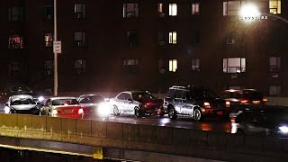 Caught on Camera Dramatic MultiVehicle Pileup  FDR Drive Manhattan [upl. by Analra]