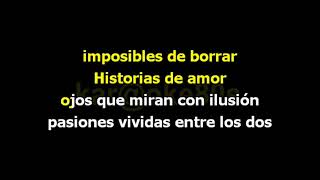 OBK  Historias de Amor 1991 karaoke [upl. by Anor]