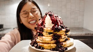 blueberry buttermilk pancakes recipe [upl. by Gross]