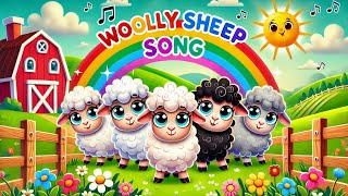 Baa Baa Woolly Sheep Song  Fun amp Educational Nursery Rhyme for Kids  Nature Safari [upl. by Aitercal]