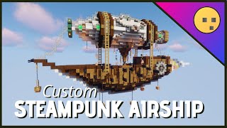 How To Build a Steampunk Airship In Your Minecraft World Ep 68 [upl. by Andert]