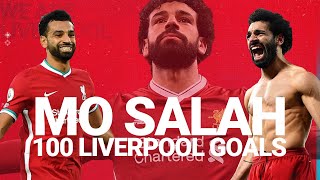 Mo Salahs 100 Liverpool goals  Chelsea screamer Man Utd celebration amp penalty in Madrid [upl. by Tzong]