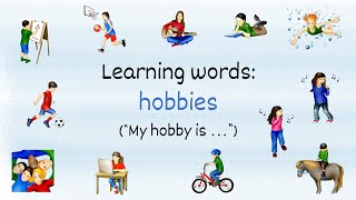 Englisch lernen hobbies Lernvideo für die Grundschule [upl. by Ailuig]