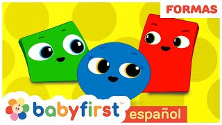 Aprende los colores con Formas  Videos Educativos para niños de 2 a 3 años  BabyFirst Español [upl. by Rhee]