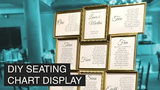 DIY Decorative Seating Chart Display [upl. by Annaeoj]