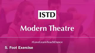 ISTD  Modern  Intermediate  5 Foot Exercise [upl. by Orji]