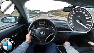 BMW E82 125i 270 HP German Autobahn  POV Test Drive [upl. by Lothario]