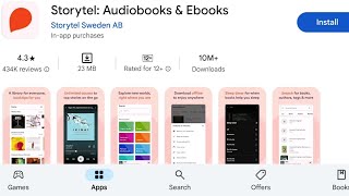 How To Install Storytel Audiobooks amp Ebooks Apps  How To Download Storytel Audiobooks amp Ebooks [upl. by Kcired364]