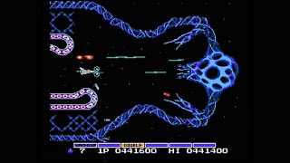 Gradius NES Full Run with No Deaths No Miss [upl. by Anaile]