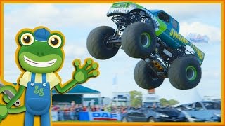 Monster Truck Toys Videos for Toddlers  COMPILATION  Monster Jam Son Uva Digger amp Grave Digger [upl. by Rosanne]