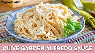 How to Make Olive Garden Alfredo Sauce [upl. by Marsh]