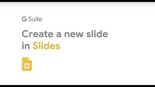 Add a new slide in Google Slides [upl. by Foley329]