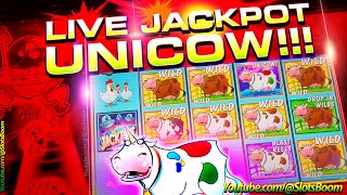 AWESOME UNICOW JACKPOT LIVE CATCH Invaders Return From the Planet Moolah  CASINO SLOTS [upl. by Fotzsyzrk979]