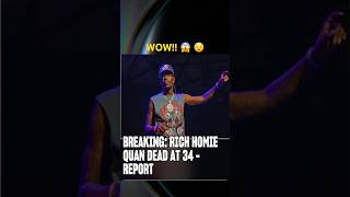 Famous Rapper Died At 34 Rich Homie Quan black rapper hiphop shorts 😯 [upl. by Katonah188]