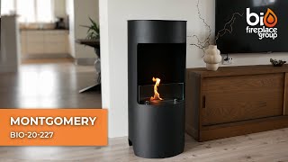 Freestanding Bioethanol Stove  Montgomery Black [upl. by Keefe]