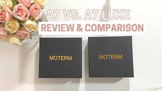 A7 Moterm Wallet Planner Unboxing amp COMPARISON [upl. by Hsak]