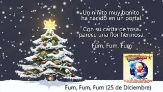 Fum Fum Fum quot25 de Diciembrequot con Letra [upl. by Ehsom]