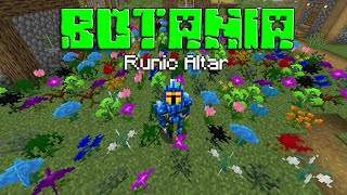 RUNIC ALTAR Botania PT 3 Minecraft 115 Mod Guide [upl. by Elwyn]