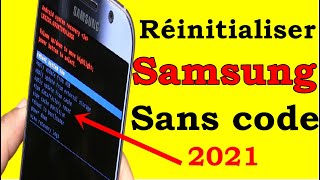 Comment Réinitialiser Samsung Sans Code 2024 [upl. by Roslyn230]