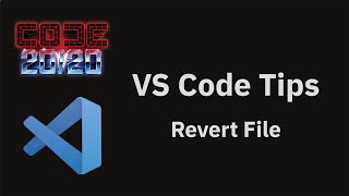 VS Code tips — The Revert File command [upl. by Grider]