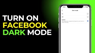 How to Turn On DARK THEME Dark Mode on Facebook in 2025 on Mobile [upl. by Reseda]