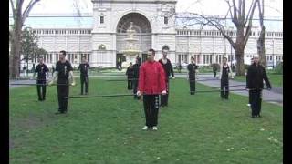 Wing Chun Bing Fa Kung Fu Dragon Pole form at Seminar 2009 [upl. by Htederem]