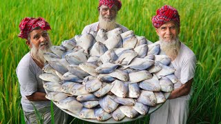 Silver PomfretRupchanda Fish Recipe Cooking In Village  Surprise Wheel Chair Gift For Autistic Kid [upl. by Celia919]