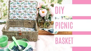 diy picnic basket [upl. by Nagorb]