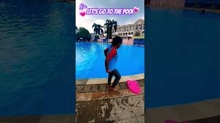 Lets go to the pool 🏊 swimming song 🏊 poolfun waterpark nurseryrhymes shortsviral fun [upl. by Ennairoc]