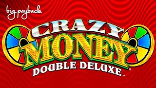 Crazy Money Double Deluxe Slot  NICE SESSION ALL FEATURES [upl. by Sibyls176]