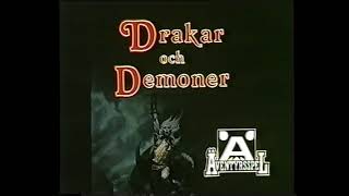 Swedish ad for Drakar och Demoner 1985 [upl. by Yrrab]