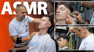 ASMR Sleep Relief With Haircut and ASMR Head Massage [upl. by Sirtimid]