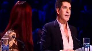 One Direction XFactor  Cheryl Cole Swearing at Simon Cowell [upl. by Cyna]