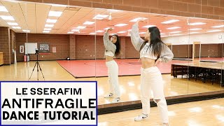 LE SSERAFIM르세라핌  ANTIFRAGILE  Lisa Rhee Dance Tutorial [upl. by Leahcir]