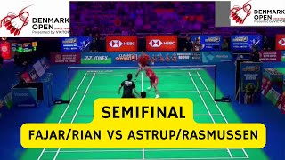 FAJARRIAN INA VS ASTRUPRASMUSSEN DEN MD SF DENMARK OPEN 2024 live score [upl. by Llewon]