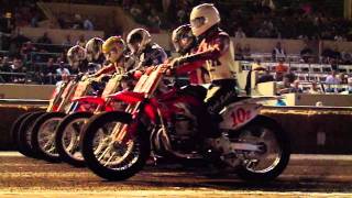 Multiple Crashes at Pomona AMA HalfMile Flat Track as Jake Johnson Takes the Win [upl. by Noemis]