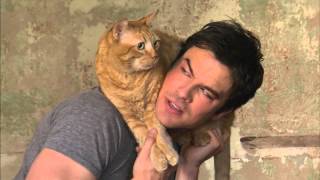 Ian Somerhalder and his cat Moke for People Magazine 2013 HD [upl. by Bridges]