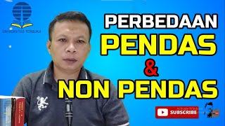 Perbedaan Pendas dan Non Pendas di UT  Universitas Terbuka [upl. by Gilbart]