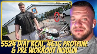 Pre Workout mit Insulin Alter was zieht sich Mr O Newcomer Luca Reger rein 5524 Diät Kcal React [upl. by Estell]