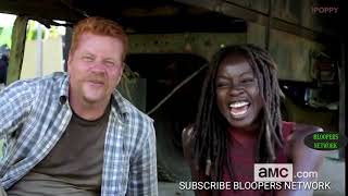 The walking dead bloopers and Funniest moments [upl. by Dibbell]