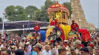 MYSORE DASARA 2022 JAMBOO SAVARI 4K MYSURU KARNATAKA INDIA [upl. by Sugden]