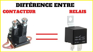 🔧 DIFFERENCE ENTRE RELAIS ET CONTACTEUR 🔵 [upl. by Monagan236]